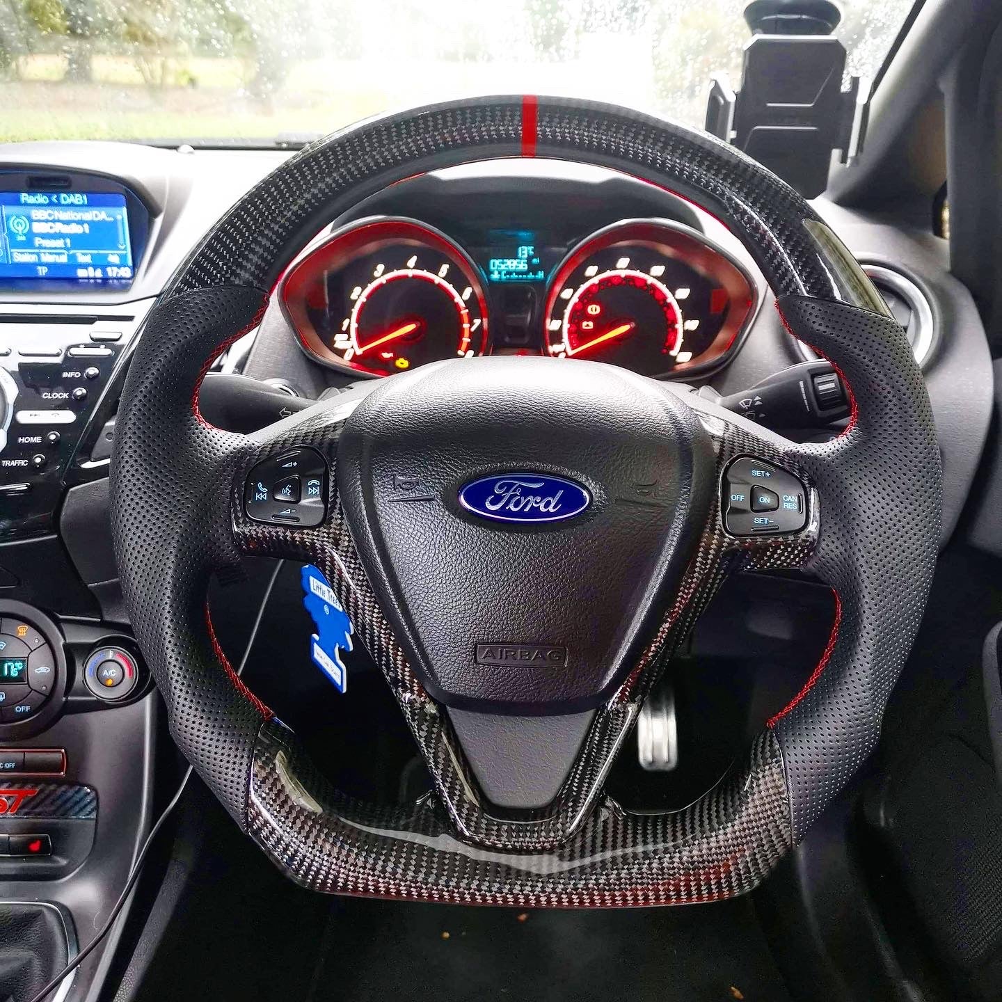 Ford Fiesta Carbon Fibre Custom Steering Wheel (MK7 / MK7.5 - 2009 to 2017) - Image 4