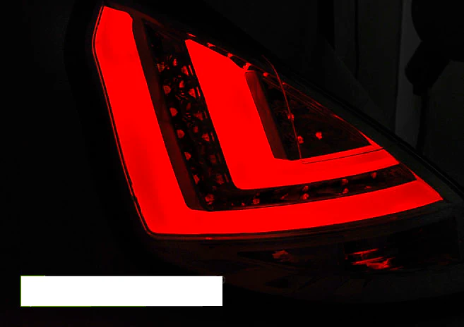 Ford Fiesta MK7 LED Custom Tail Lights (2009-2012 / Pre-Facelift) RED - Image 2