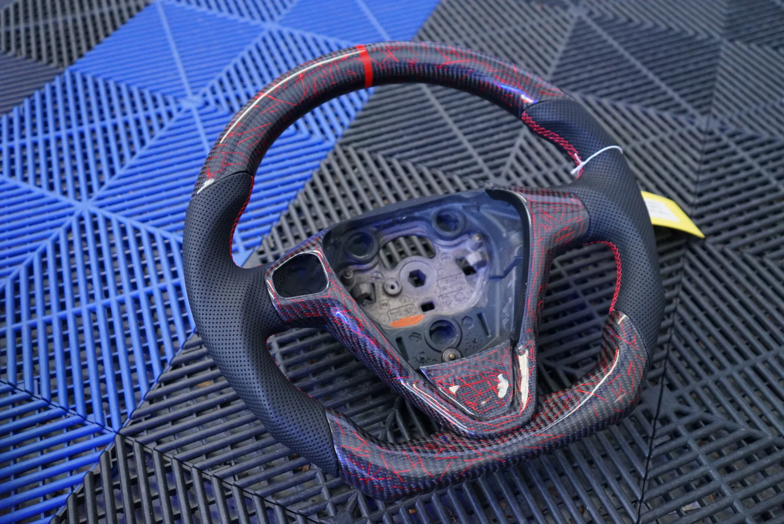 Ford Fiesta MK7 / MK7.5 Carbon Fibre Steering Wheel - SWFIESTA10 - Image 2