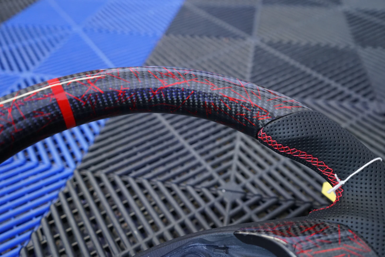 Ford Fiesta MK7 / MK7.5 Carbon Fibre Steering Wheel - SWFIESTA10 - Image 3