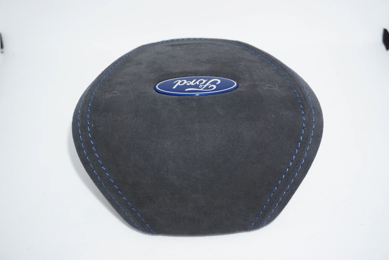Ford Fiesta MK7 / MK7.5 Premium Alcantara Stitched Steering Wheel Airbag Cover (DIVERSION) - Image 4