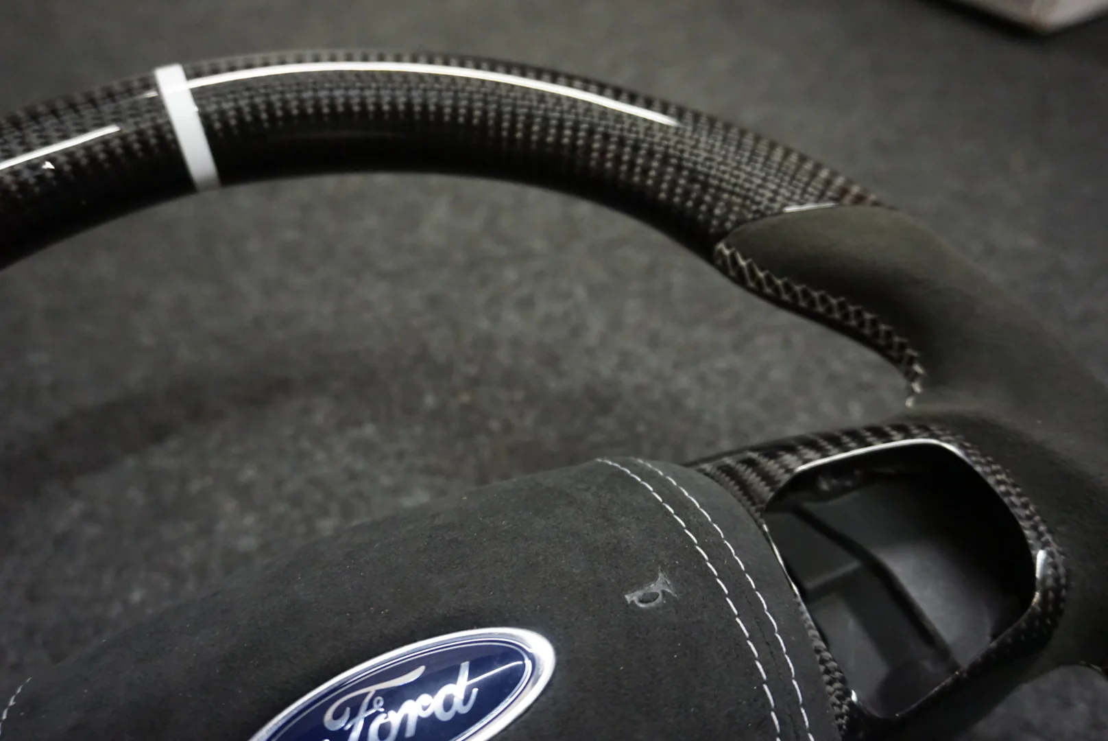 Ford Fiesta MK8 / MK8.5 Carbon Fibre Custom Steering Wheel (MK8 2018 - Present) - Image 5