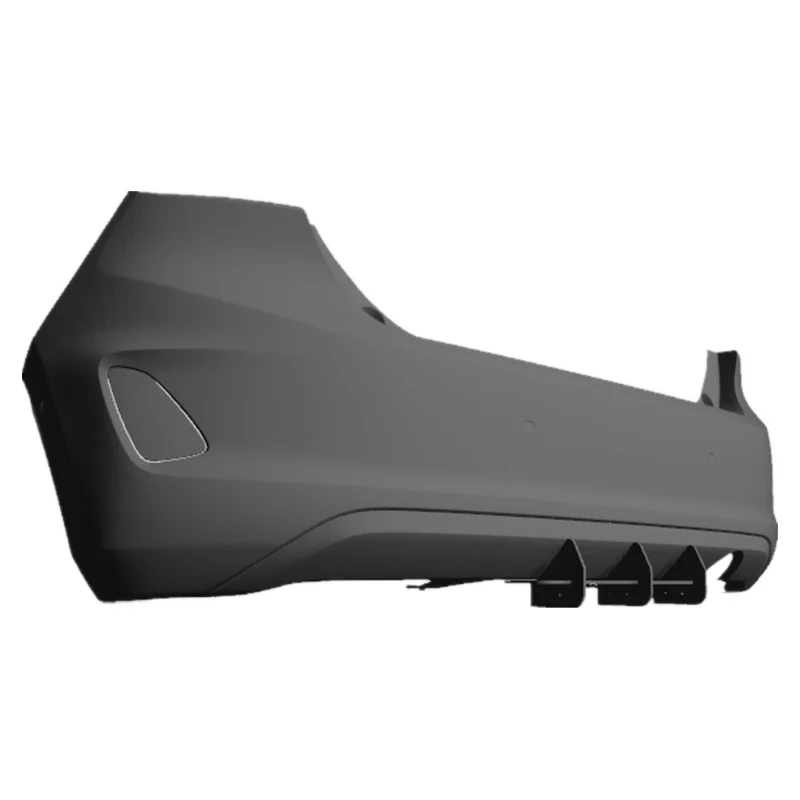 Ford Fiesta MK8 Rear Fin Diffuser (Standard Bumper 2018+) - DAS Automotive - Image 3