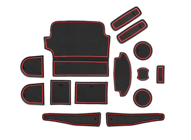 Ford Fiesta MK8 Rubber Anti-Slip Interior Storage Mats (2017-2020) - Image 3