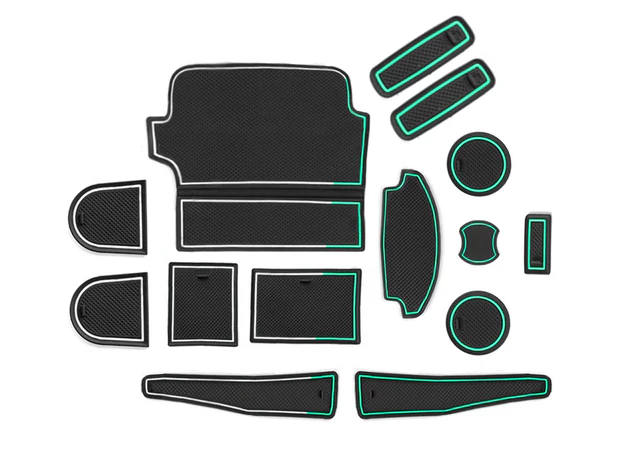 Ford Fiesta MK8 Rubber Anti-Slip Interior Storage Mats (2017-2020) - Image 4