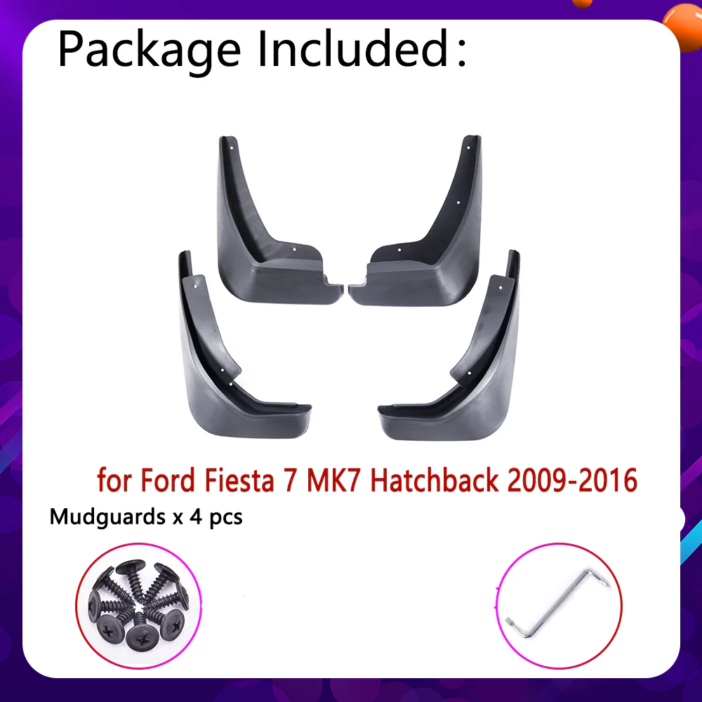 Ford Fiesta Mud Guards - MK7 / MK7.5 (2009-2017) - Image 2
