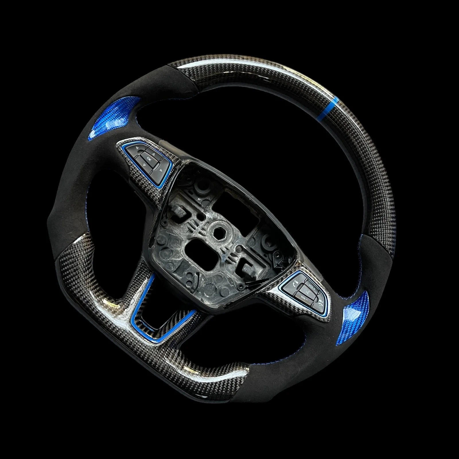 Ford Focus MK3.5 Base / ST / RS Carbon Fibre Steering Wheel (Custom 2014 - 2018) - Image 8