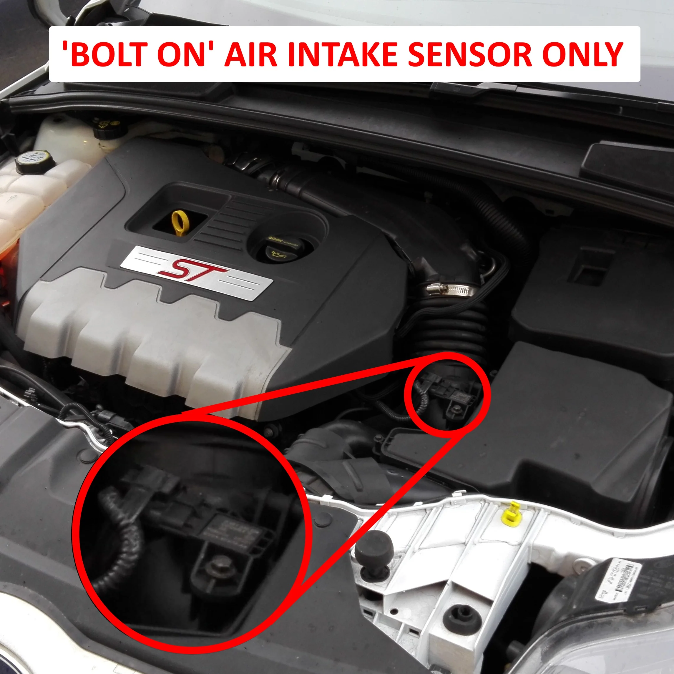 Ford Focus ST 250 mk3 2.0T upto 2014 – Ramair Air Filter Heat Shield Crosover Hard Pipe Induction Kit - Image 6