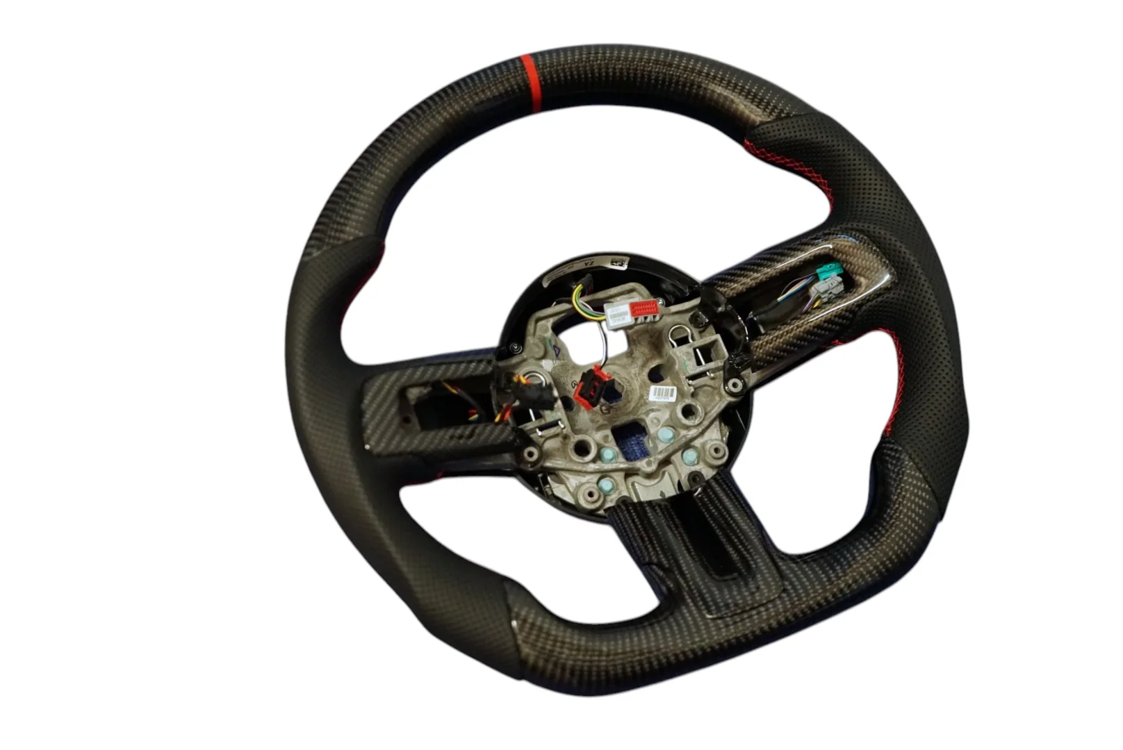 Ford Mustang Carbon Fibre Steering Wheel (2015 - 2022) - SWMUSTANG1 - Image 2