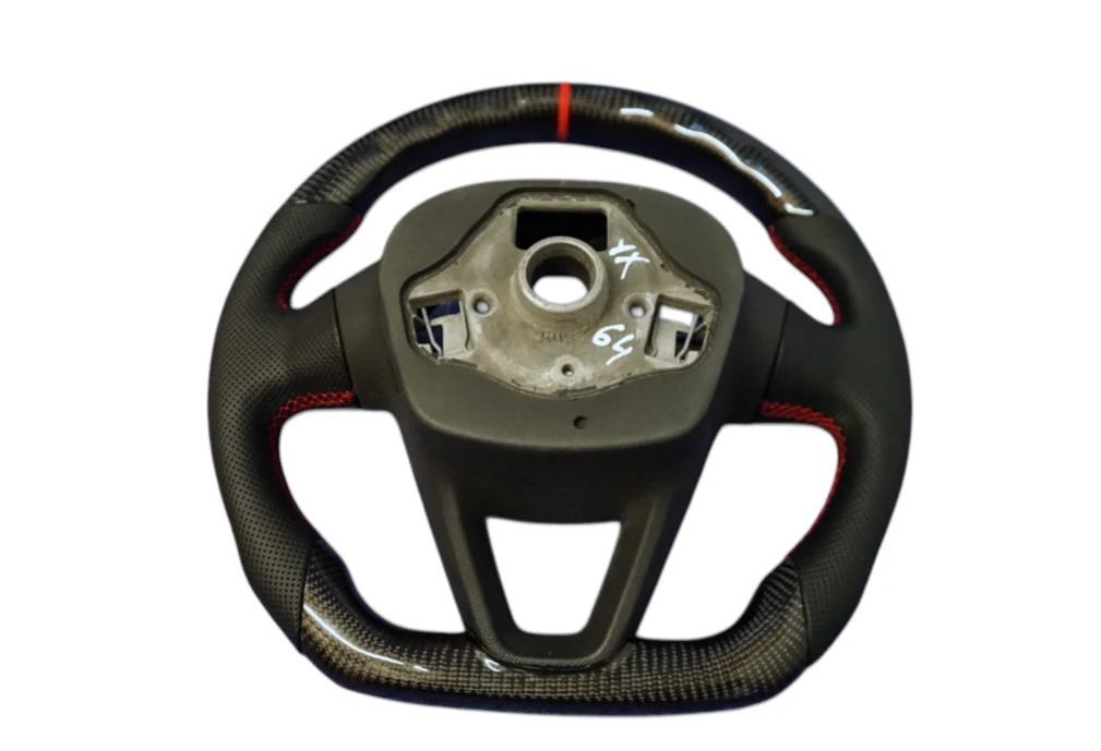 Seat Leon MK3 Carbon Fibre Steering Wheel (2013 - 2021) MANUAL - Image 3