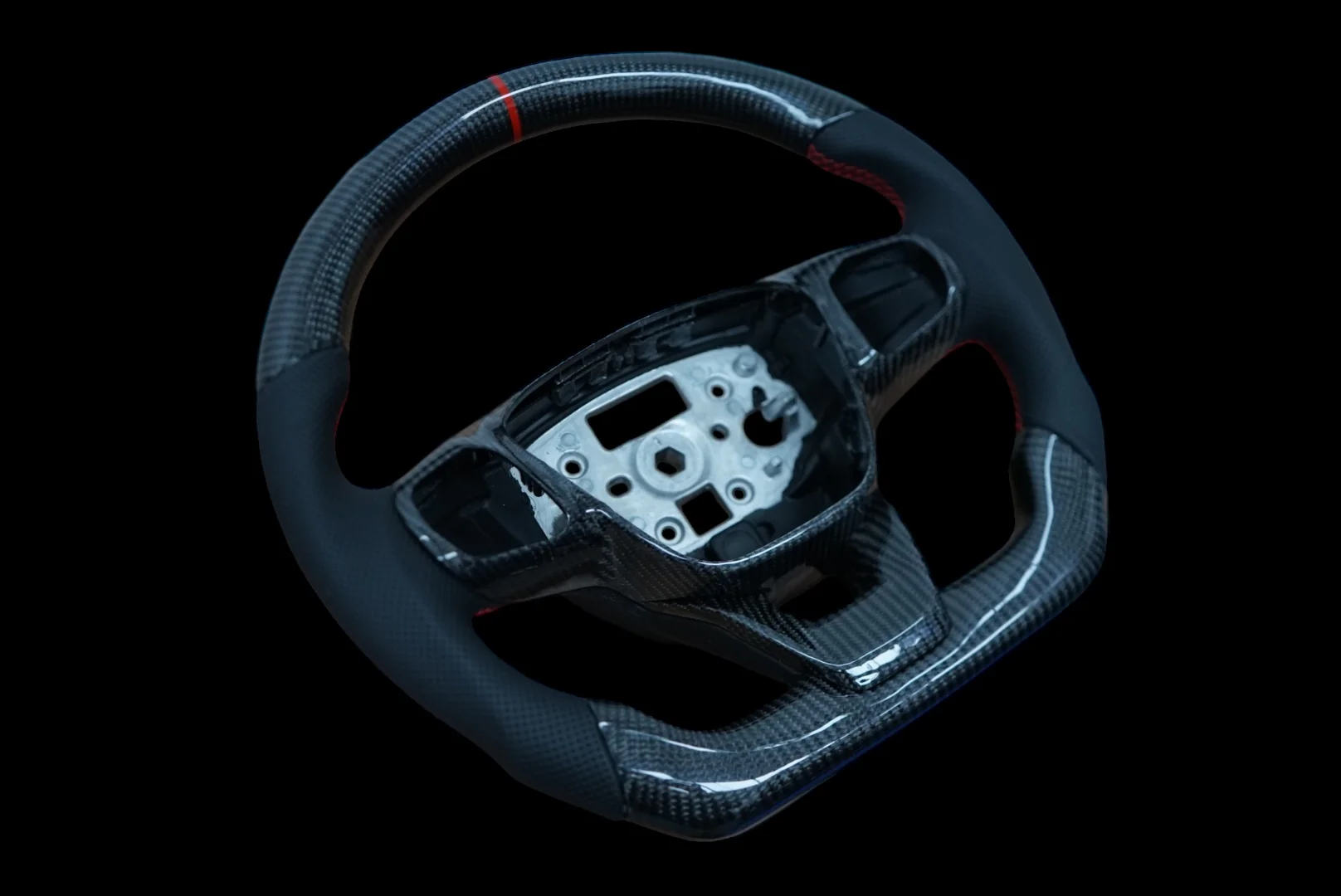 Ford Transit Custom 2018+ Carbon Fibre Steering Wheel - SWTRANCUS7 - Image 2