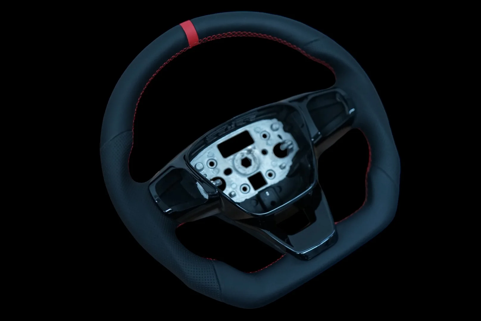 Ford Transit Custom 2018+ Mixed Leather Steering Wheel - SWTRANCUS9 - Image 2