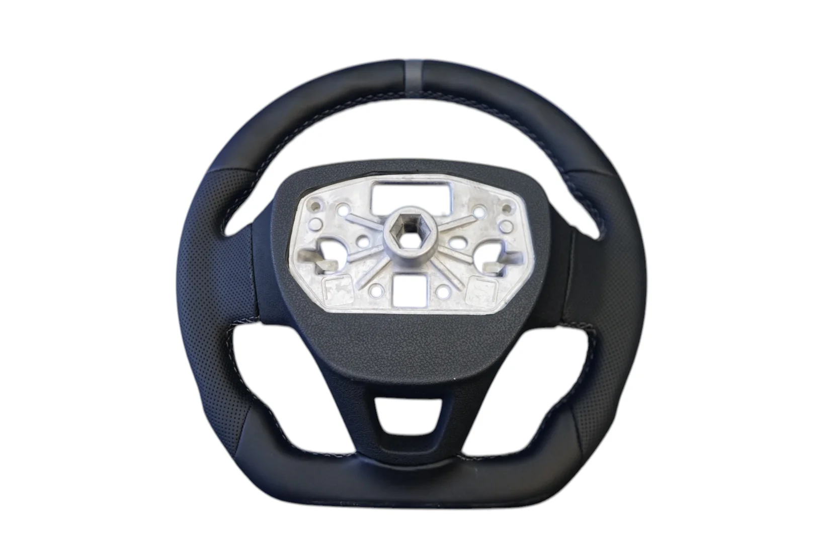 Ford Transit Custom 2018+ Perforated Leather Steering Wheel - SWTRANCUS12 - Image 5