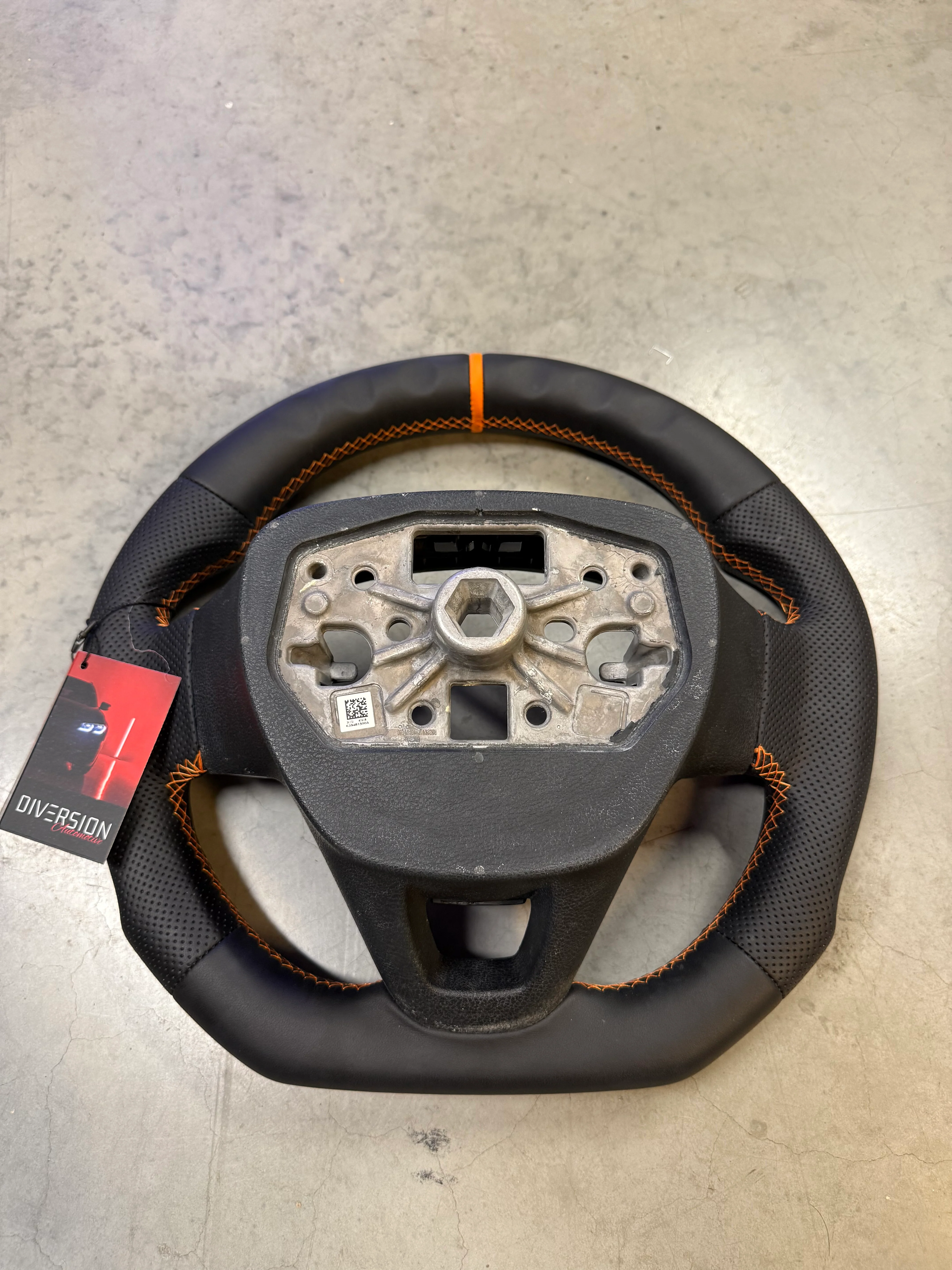 Ford Transit Custom 2018+ Perforated Leather Steering Wheel - SWTRANCUS15 - Image 6
