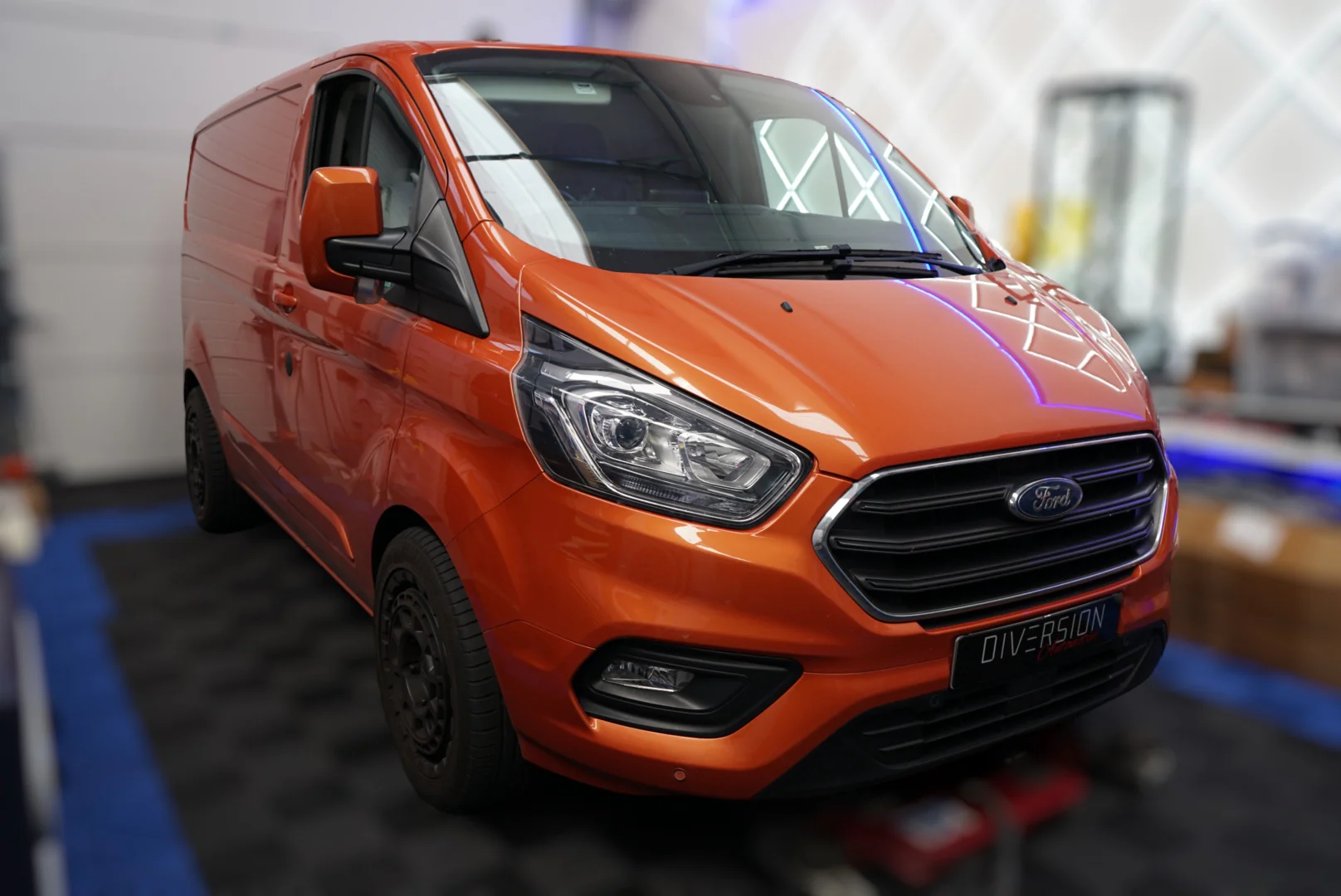Ford Transit MSRT Leather / Carbon Fibre Custom Steering Wheel (2018 - Present) - Image 5
