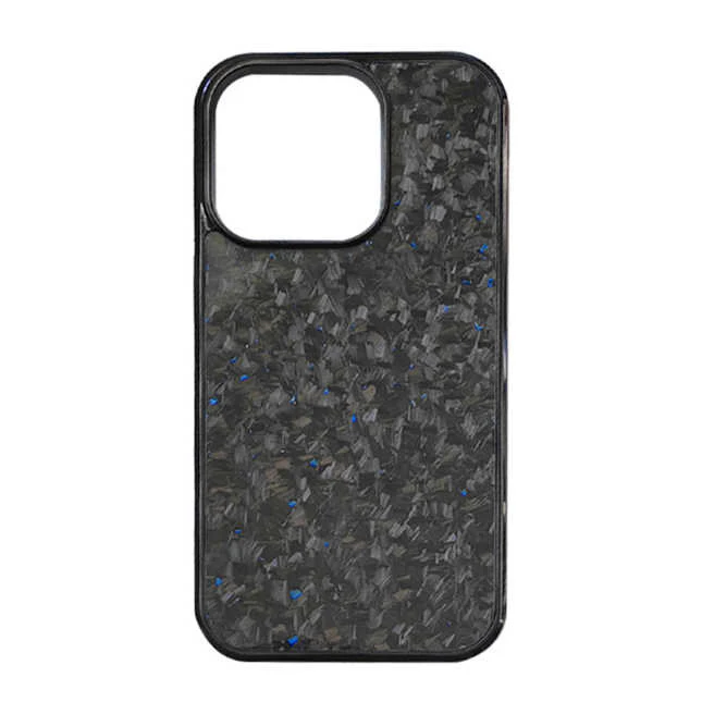 iPhone 14, 14 Plus, 14 Pro, 14 Pro Max Forge Carbon + Coloured Flake Phone Case - DIVERSION - Image 2