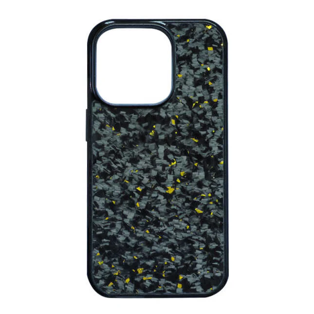 iPhone 14, 14 Plus, 14 Pro, 14 Pro Max Forge Carbon + Coloured Flake Phone Case - DIVERSION - Image 3