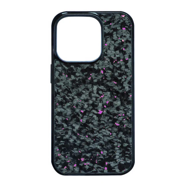 iPhone 14, 14 Plus, 14 Pro, 14 Pro Max Forge Carbon + Coloured Flake Phone Case - DIVERSION - Image 7