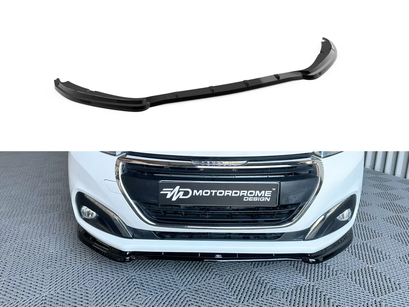 Front Splitter Peugeot 208 Mk1 Facelift (2015-2019)