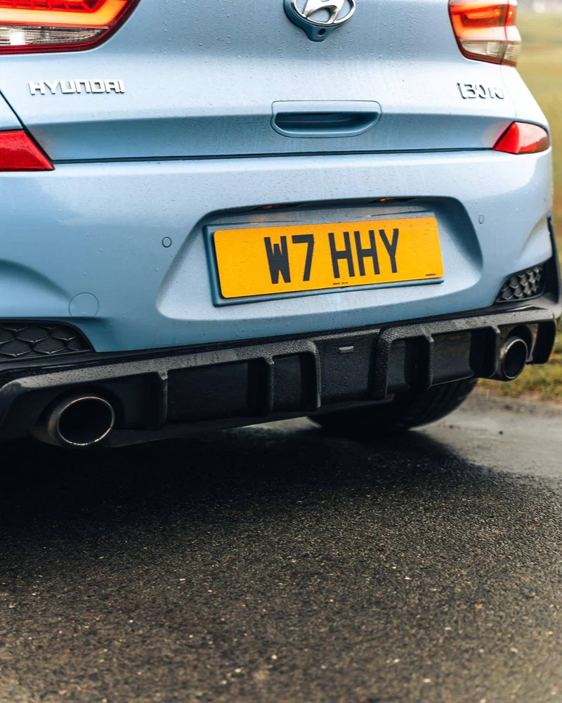 HYUNDAI I30 N EVO-1 GLOSS BLACK REAR DIFFUSER BY ZAERO (2018+, PD) - Image 2