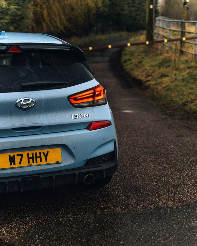 HYUNDAI I30 N EVO-1 GLOSS BLACK REAR DIFFUSER BY ZAERO (2018+, PD) - Image 3