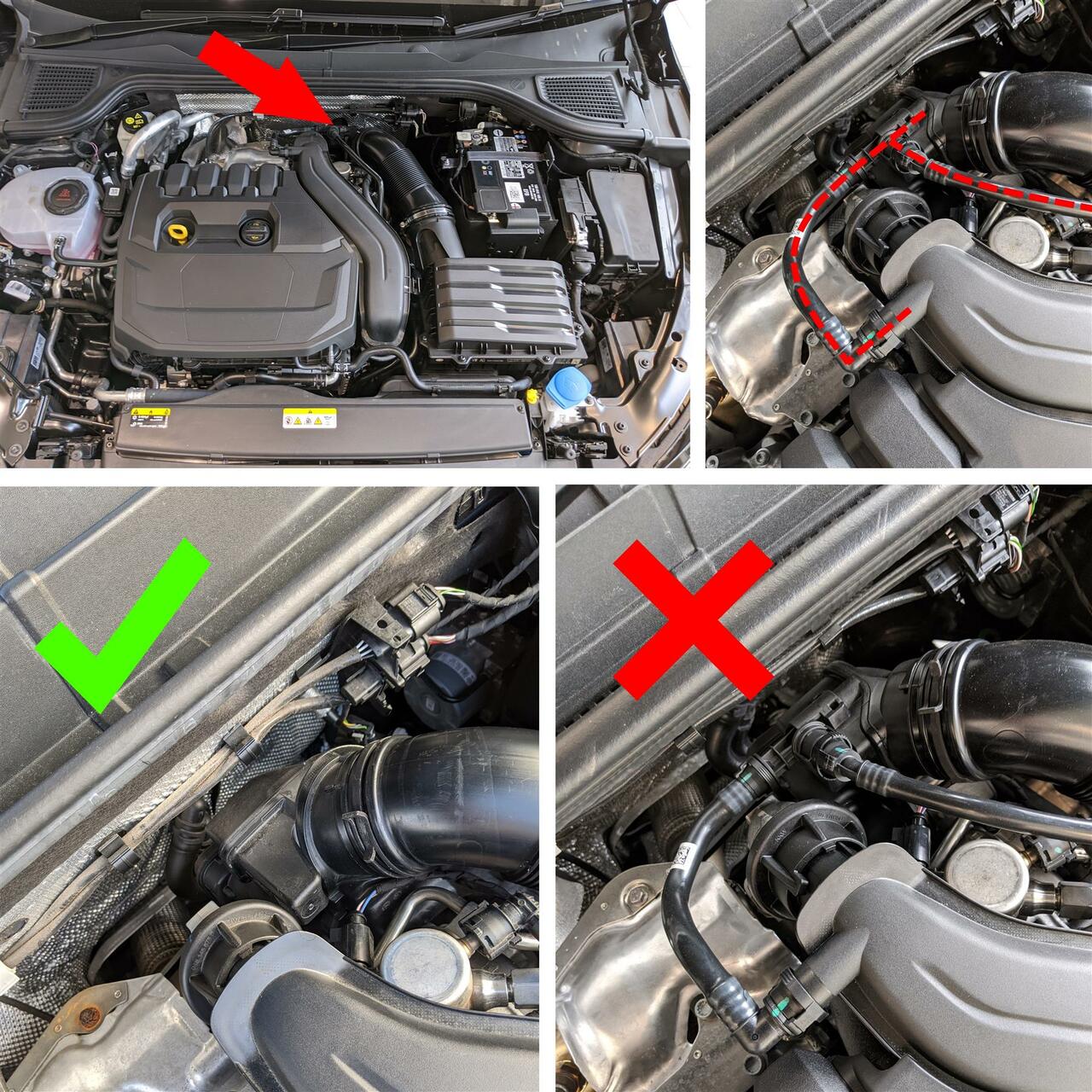 Intake Hose Turbo Inlet Adapter for 1.5 TSI 35 TFSI - Image 3