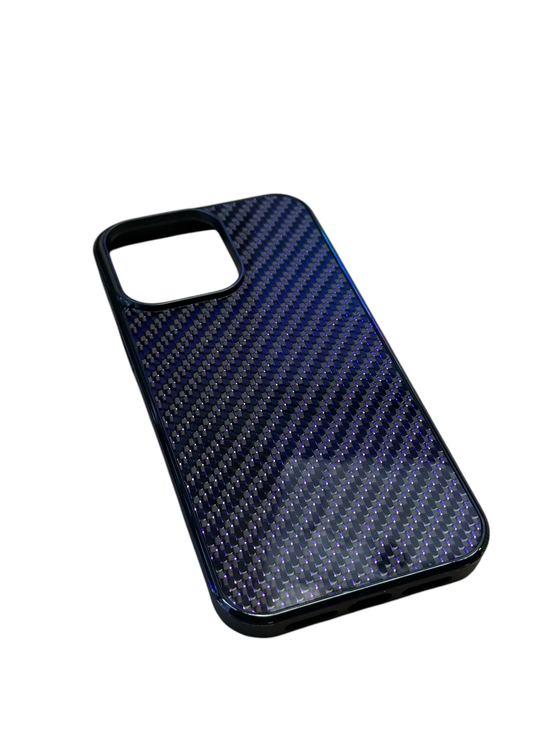 IPhone 15, 15 Plus, 15 Pro, 15 Pro Max Twill Carbon + Colour Phone Case - DIVERSION - Image 4