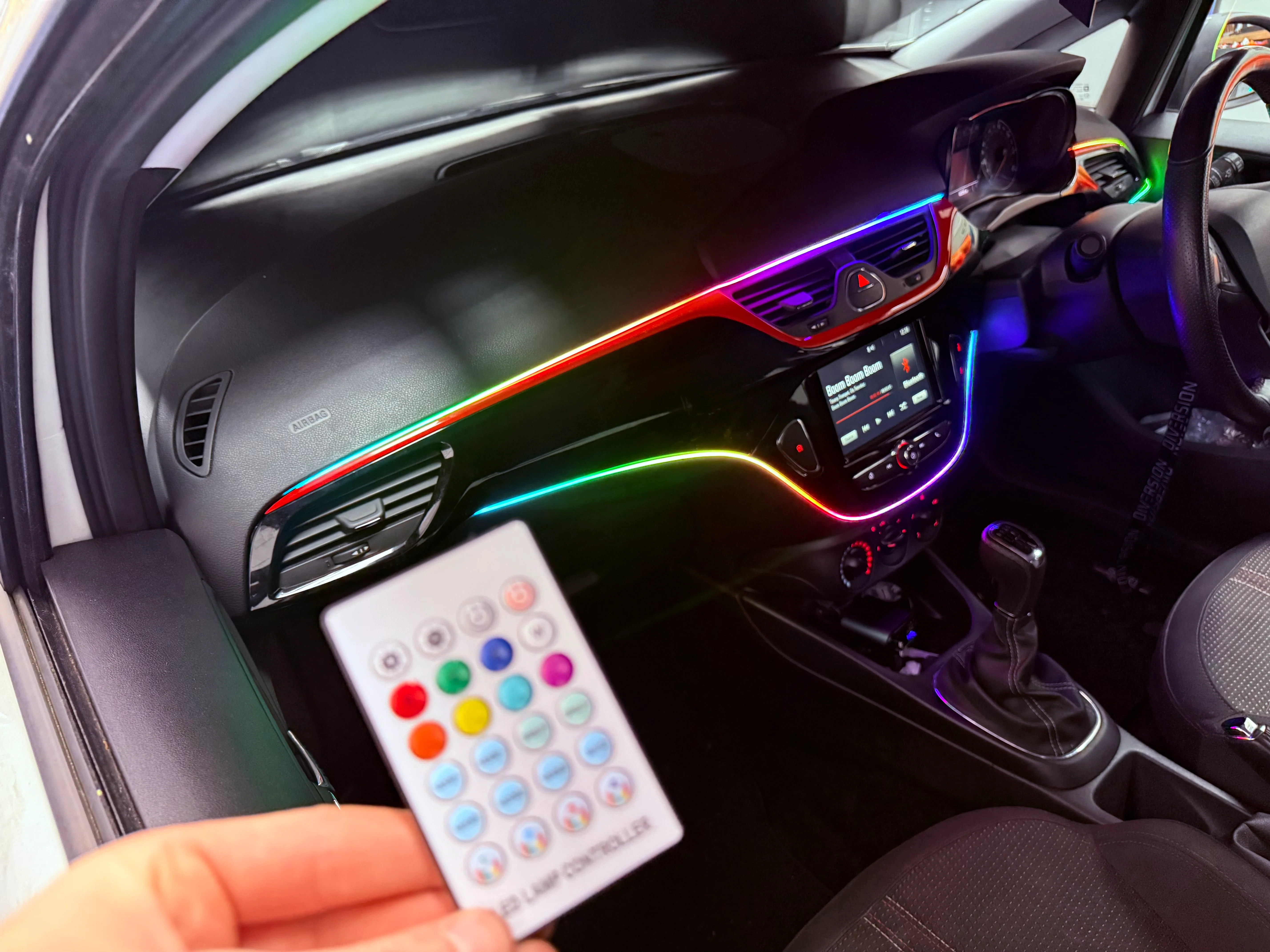 LED Interior Ambient Mood Lighting Kit Multi-Colour USB Powered & App Controlled (All Cars) - Image 3