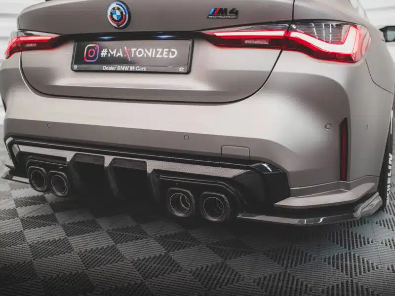 Maxton Design Carbon Fibre Rear Side Splitters BMW M4 (G82) - Image 4