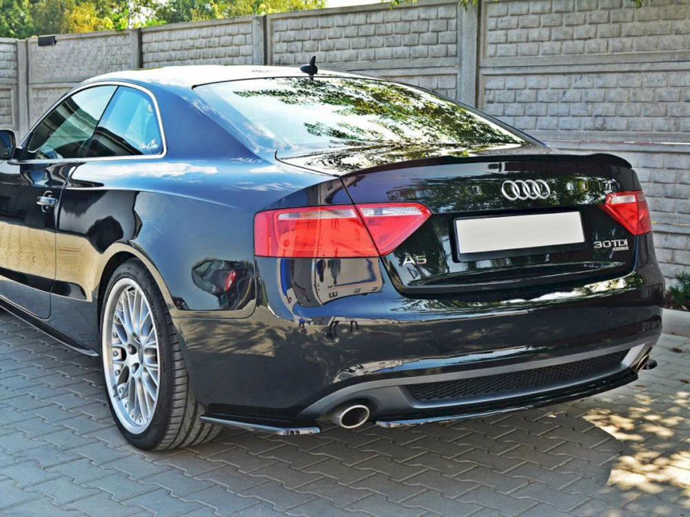Maxton Design Central Rear Splitter For Audi A5 S-Line 8T Coupe / Sportback (Without a Vertical Bar) - Image 3