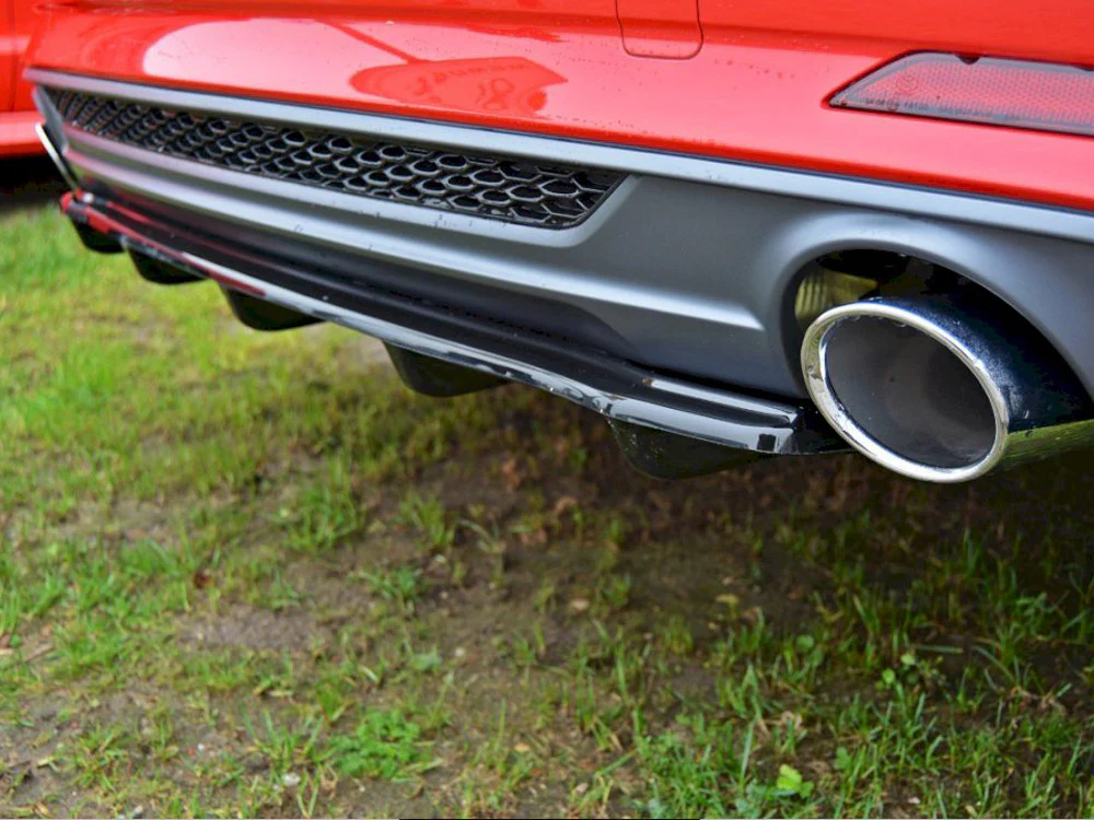 Maxton Design Central Rear Splitter For Audi A5 S-Line F5 Coupe (With a Vertical Bar) - Image 3