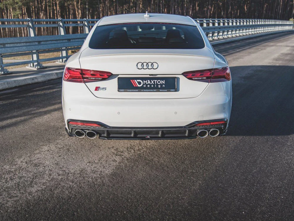 Maxton Design Central Rear Splitter For Audi S5 F5 Sportback (Facelift - 2019+) - Image 2