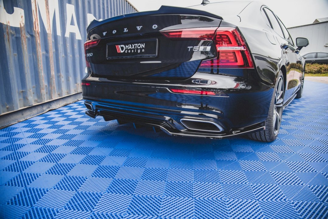 Maxton Design  CENTRAL REAR SPLITTER (W/ VERTICAL BARS) VOLVO S60 R-DESIGN MK3 - Image 3