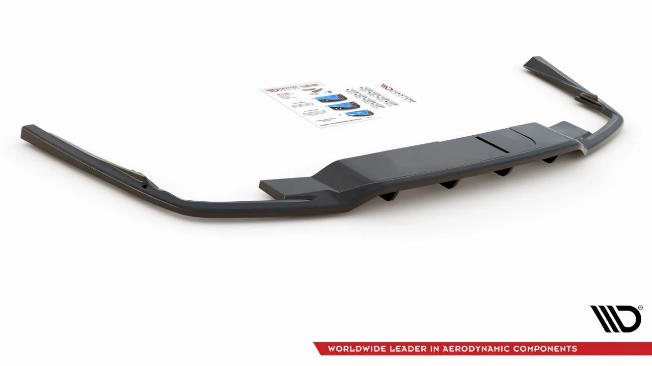 Maxton Design  CENTRAL REAR SPLITTER (W/ VERTICAL BARS) VOLVO S60 R-DESIGN MK3 - Image 6