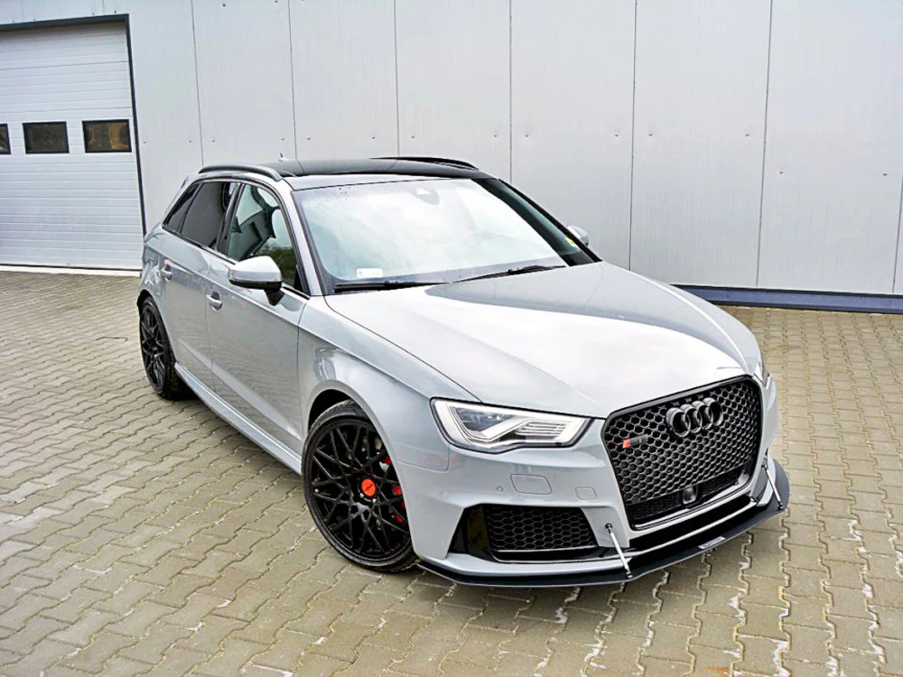 Maxton Design Front Racing Splitter for Audi RS3 8VA Sportback Pre-Facelift (2015-2016) - Image 3