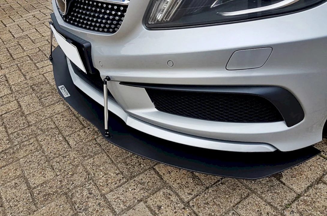 Maxton Design Front Racing Splitter for Mercedes A W176 AMG-Line (2012-2015) - Image 2