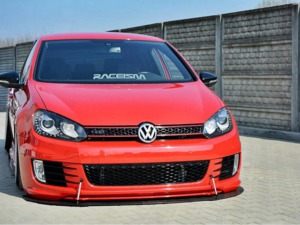 Maxton Design Front Racing Splitter for Volkswagen Golf MK6 GTI 35TH (2008-2012) - Image 2