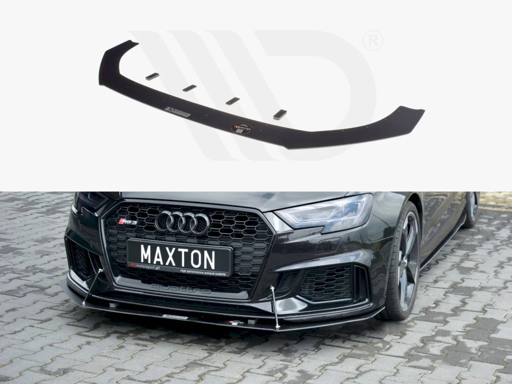 Maxton Design Front Racing Splitter V.1 Audi RS3 8V Sportback Facelift (2017-2021) - Image 2