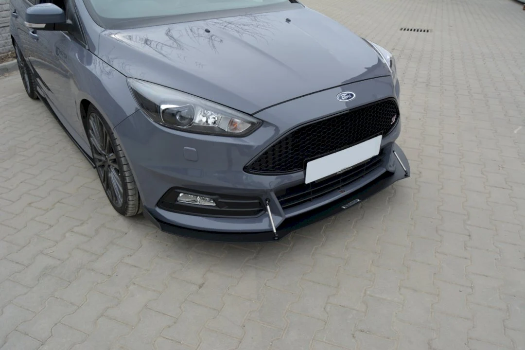 Maxton Design Front Racing Splitter V.2 For Ford Focus ST MK3 Facelift Model (2015-2018) - Image 3