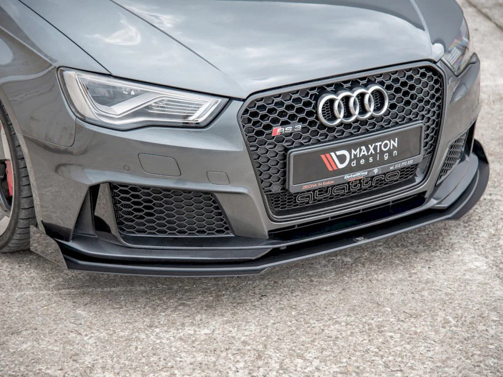 Maxton Design Front Splitter Flaps for Audi RS3 8V Sportback (2015-2016) - Image 3