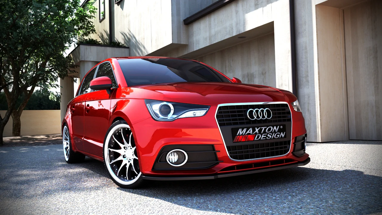 Maxton Design Front Splitter for Audi A1 8X (Preface Model) - Image 2