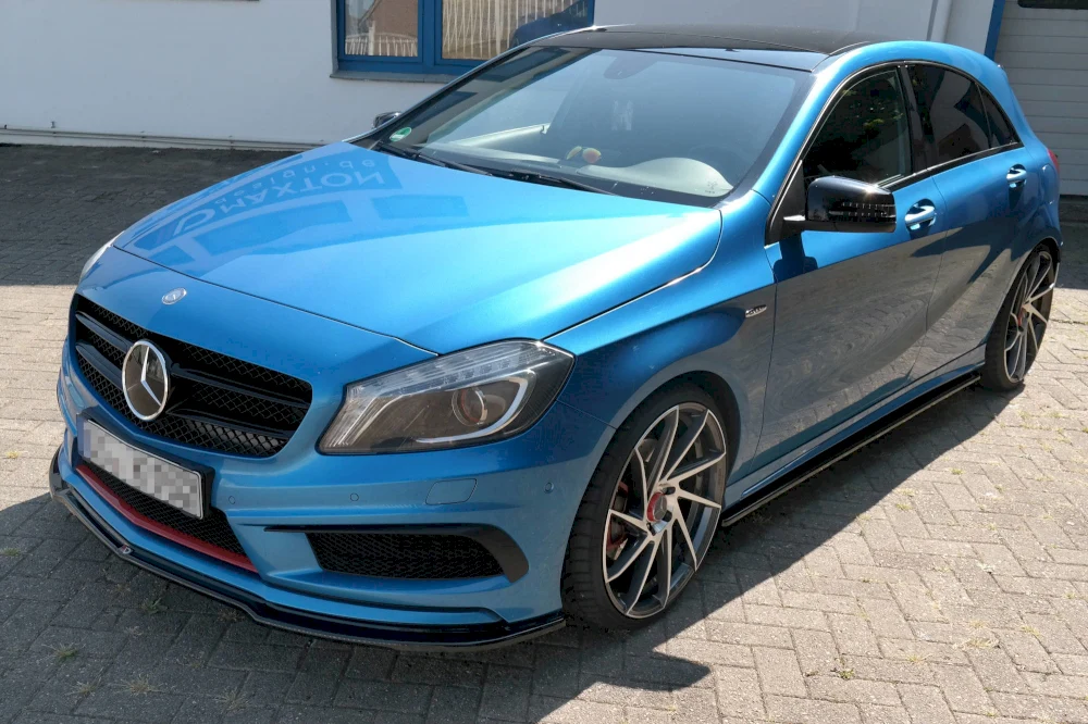 Maxton Design Front Splitter for Mercedes A-Class W176 AMG-Line (Pre-Face 2013-2015) - Image 4
