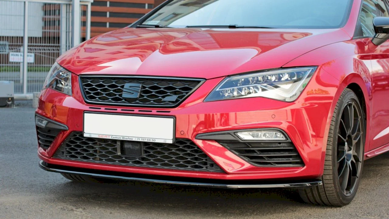 Maxton Design Front Splitter V.1 for Seat Leon MK3.5 Cupra/FR (2017-2019)