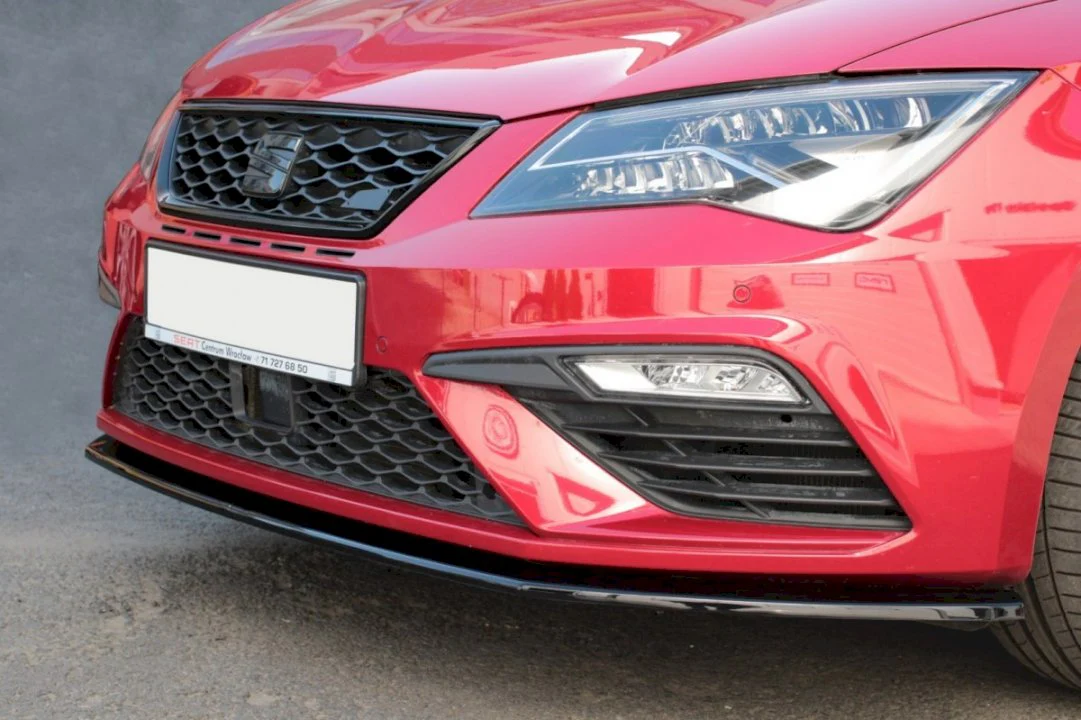 Maxton Design Front Splitter V.1 for Seat Leon MK3.5 Cupra/FR (2017-2019) - Image 2