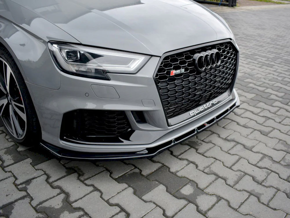 Maxton Design Front Splitter V.1 for Audi RS3 8V Facelift Sedan (2017-2020) - Image 3
