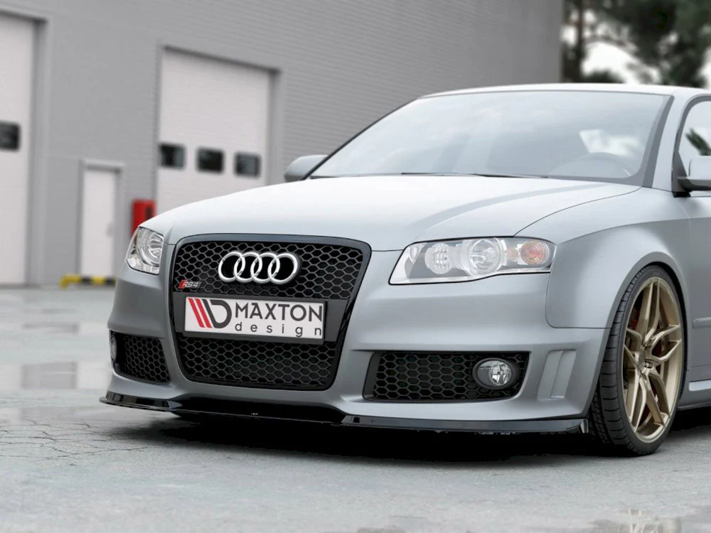 Maxton Design Front Splitter V.1 for Audi RS4 B7 (2006-2008) - Image 2