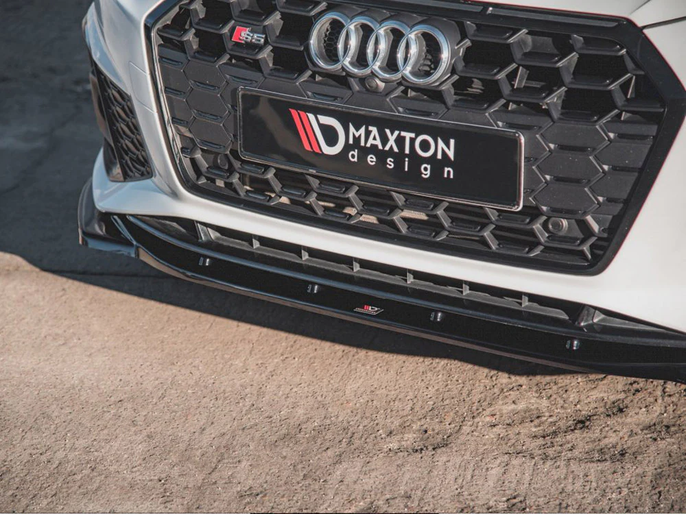 Maxton Design Front Splitter V.1 for Audi S5 / A5 S-Line F5 (Facelift - 2019+) - Image 3