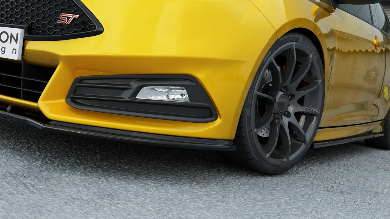 Maxton Design Front Splitter V.1 for Ford Focus ST MK3 Facelift Model (2015-2018) - Image 5