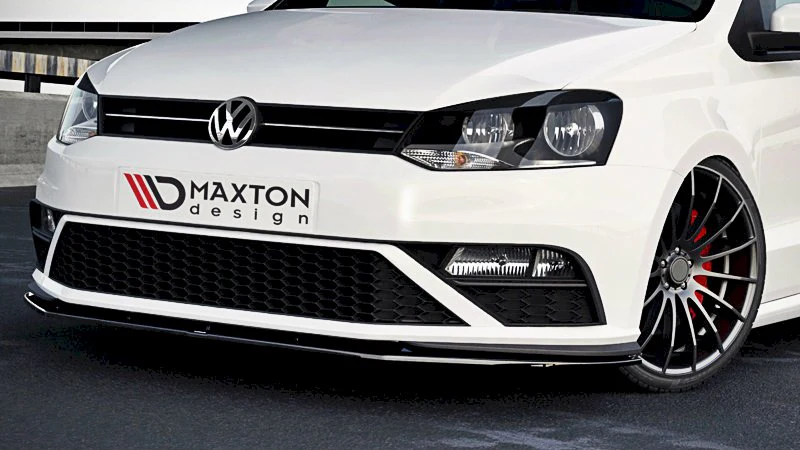 Maxton Design Front Splitter V.1 for Volkswagen Polo MK5 GTI (Facelift) (2015-2017) - Image 2