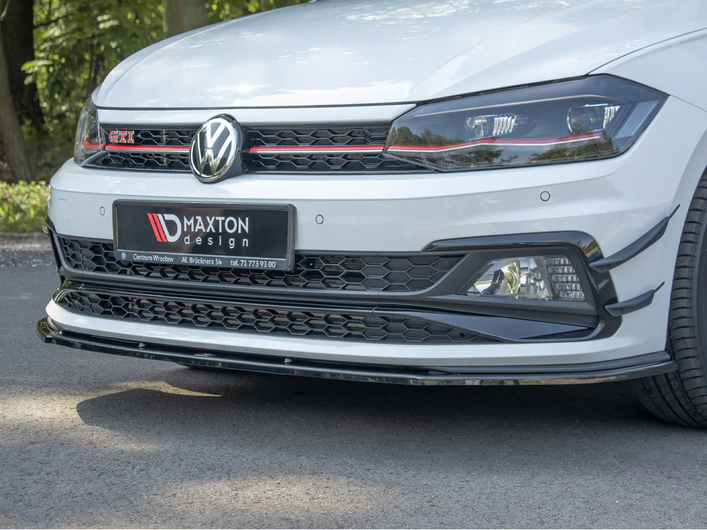 Maxton Design Front Splitter V.1 for Volkswagen Polo MK6 AW GTI (2017-2021) - Image 2